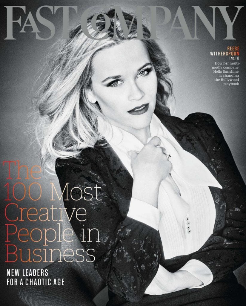 Reese Witherspoon in Fast Company (June 2018)