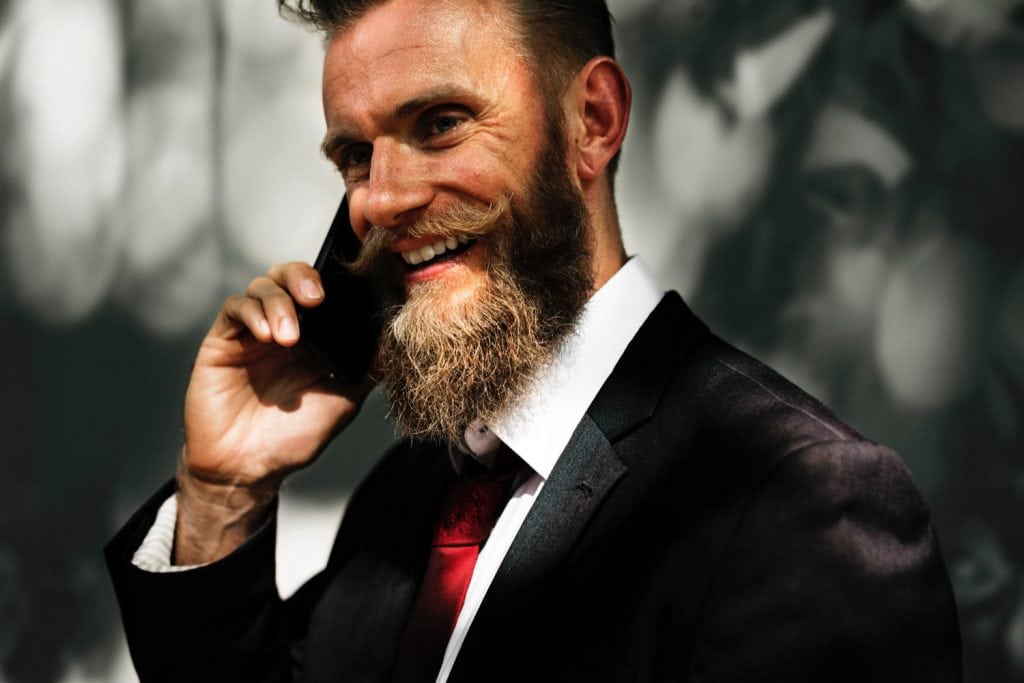 Actor Making Sales Call